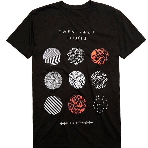 TØP Twenty One Pilots Blurryface T-Shirt + FREE CD - Picture 1 of 10